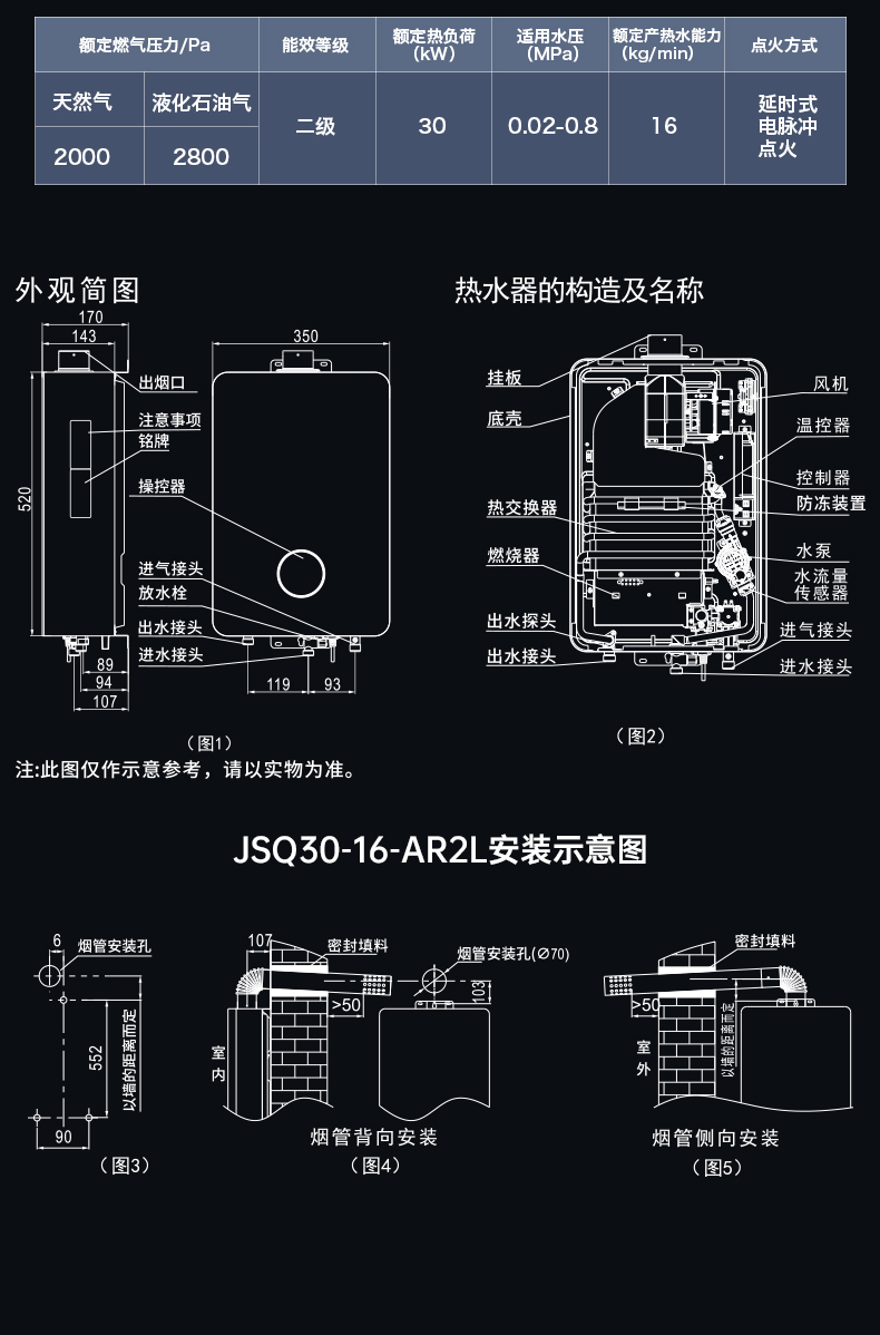 熱水器JSQ30-16-AR2L